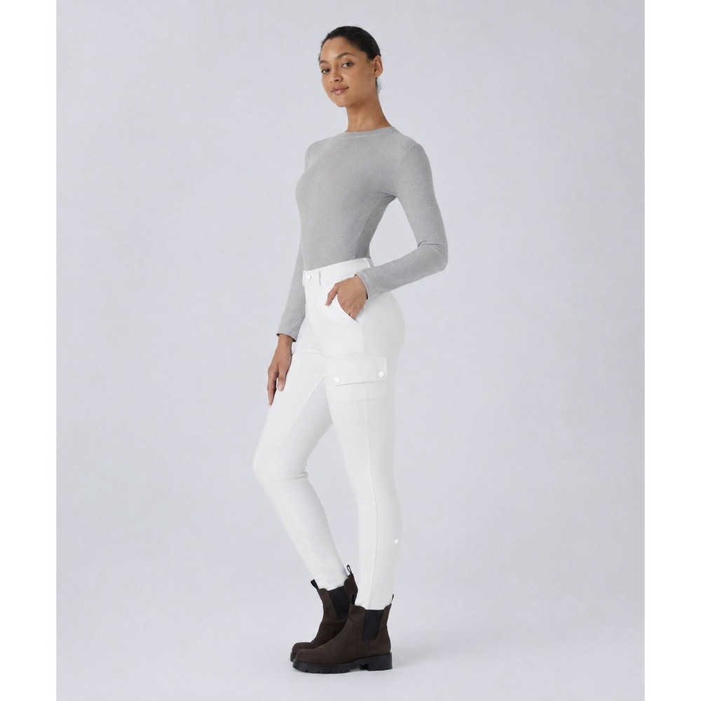 Halara DayStretch High Waisted Pockets Solid Skinny Cargo Pants Women's Med Reg